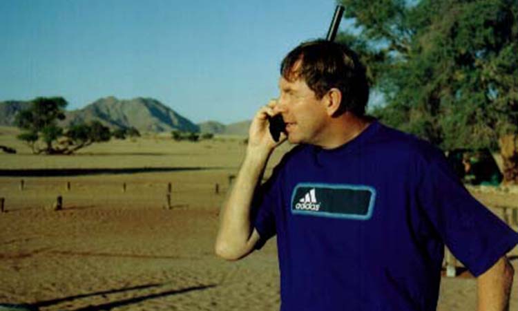 Staying in touch in Namibia