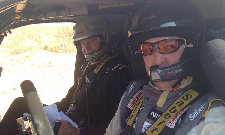 Terence Marsh at the wheel for second day Totoya Desert 1000 